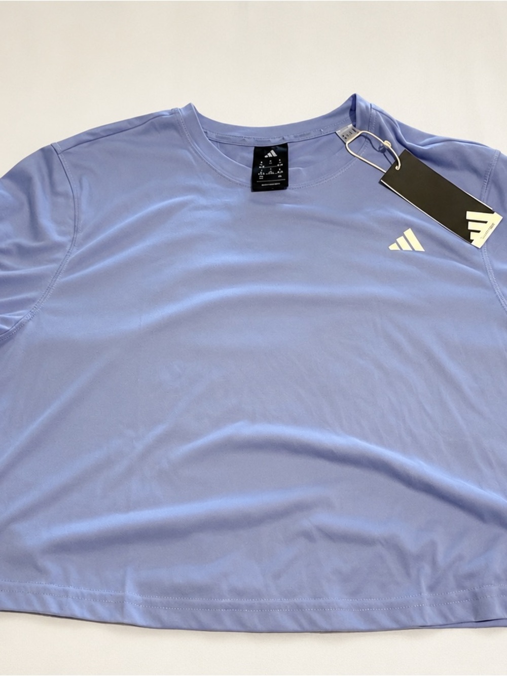 adidas Menβs Lavender Short Sleeve Athletic Tee